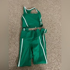 Spearmint green workout set